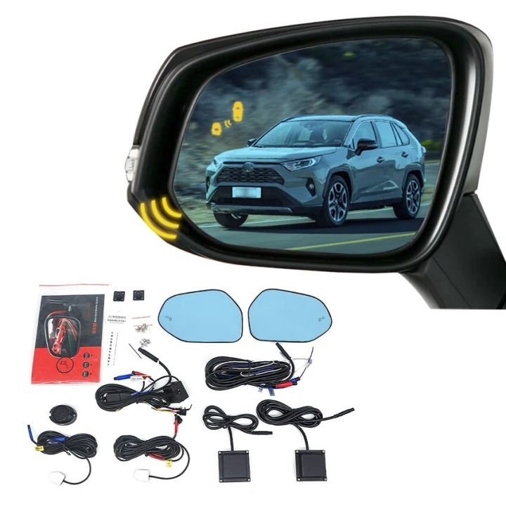 Blue mirror-Wildlander 2020-2022-Car Mirror BSD BSM BSA Blind Spot Detection System Parking Sensor For Toyota RAV4 2013-2023 Wildlander / Crown kluger 2020-2022
