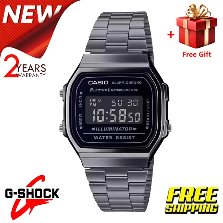 (Ready%20Stock)%20G%20Shock%20Men%20Watch%20Sport%20Digital%20Classic%20Square%20Watch%20Shockproof%20and%20Waterproof%20Stainless%20Steel%20Band%20Sports%20Business%20Wrist%20Watches%20with%202%20Year%20International%20Warranty%20A168WGG-1B%20-%20Image%202