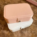 Leather High Jewelry Storage Box Fashion Portable Exquisite New Earrings Earrings Earrings Necklace Bracelet Jewelry Box Wholesale. 