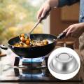 Stainless Steel Pan Lid Kitchen Utensils Practical Easy Clean Restaurant Pan. 