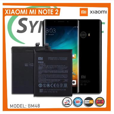 For XIAOMI Mi Note 2 Battery Original, Model: BM48 authentic Phone Battery (4000mAh) Synergific, Battery for Xiaomi Note 2