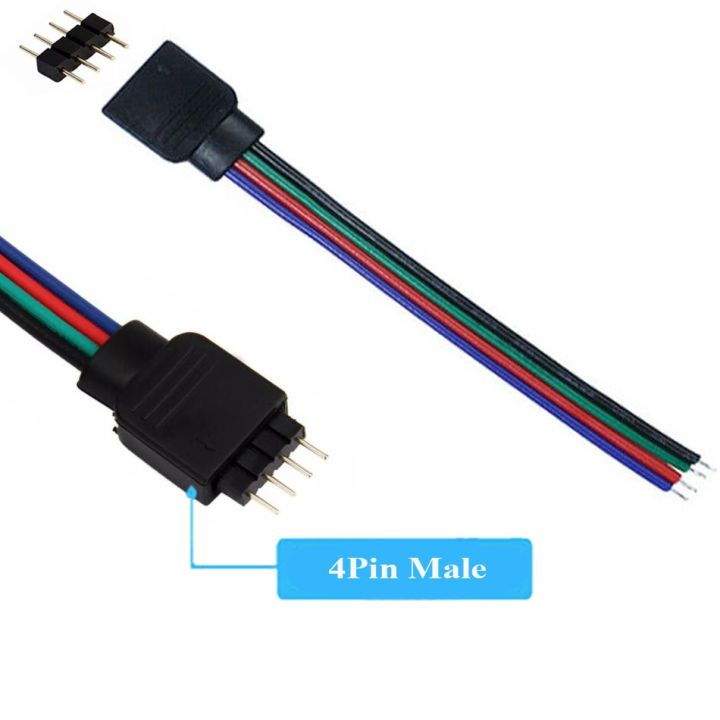 4pin%205pin%206pin%20Male%20Female%20strip%20to%20controller%20Adapter%20Cable%20Wire%20for%205050%203528%20SMD%20RGB%20RGBW%20RGB+CCT%20LED%20Strip%20light%205pcs%20-%20Image%206