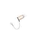 Micro USB Lightning Adapter - Golden. 