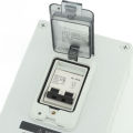 Miniature Circuit Breaker Transparent Cover IP67 Waterprrof 2P Miniature Circuit Breaker for Photovoltaic Array. 