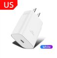 10pcs 25W (18W) PD Fast Wall Charger Quick charging phone plug For iphone samsung huawei Type c Quick Charger.