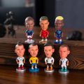 6.5cm Soccer Star Figure Mini Football Player Car Ornaments Collection Doll Star Sports Action Figures Souvenirs Toys Fans Gifts Ruiqir Super Store.