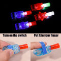 1/5/10PCS Cartoon Finger Projection Lamp Finger Lamp Ring Lamp LED Children's Luminous Toy Early Teaching Tool. 