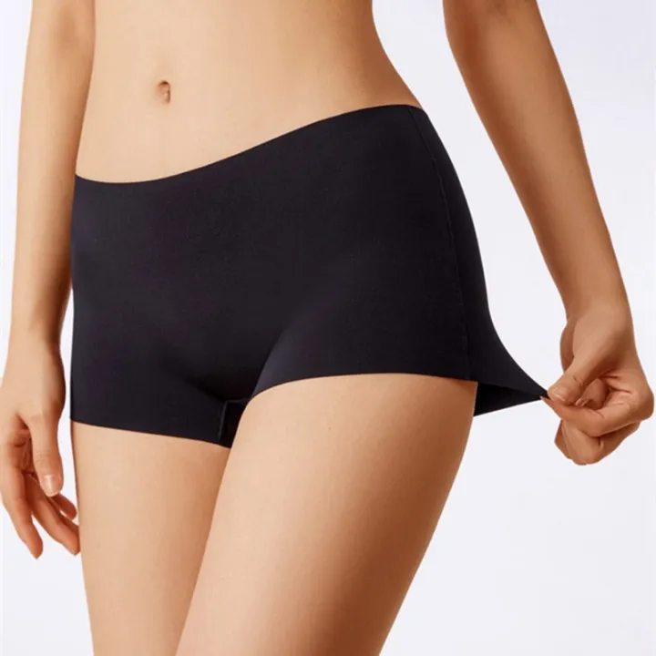 Women's%20Summer%20Safety%20Short%20Panties%20Ice%20Silk%20Underpant%20Seamless%20Anti-glare%20Ladies%20Pants%20Girl%20Boxer%20Briefs%20Cozy%20Female%20Underwear%20-%20Image%206