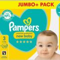 Pampers Diapers Newborn Size 3 Belt 6-10kg 70 Pcs Pack, Made in UK.
