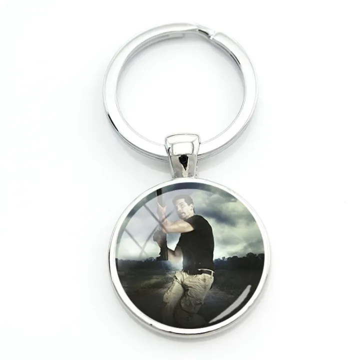 JWEIJIAO%20The%20Walking%20Dead%20Theme%20Keychain%20Figure%20Photo%20Glass%20Cabochon%20Keyring%20The%20best%20Friend%20Gift%20QF201%20-%20Image%202