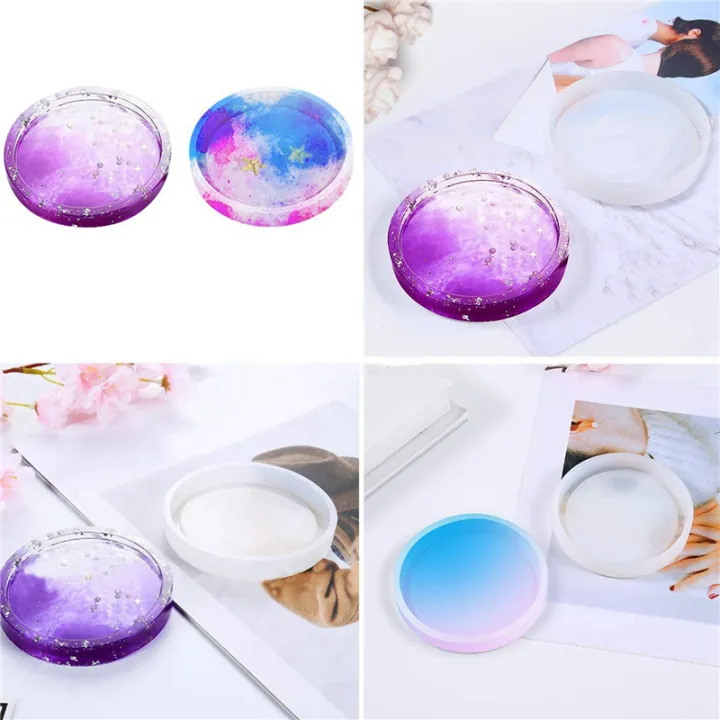 12%20Pack%20Round%20Silicone%20Coaster%20Molds,Clear%20Epoxy%20Molds%20for%20Casting%20with%20Resin,Concrete,Cement%20and%20Polymer%20Clay%20-%20Image%204