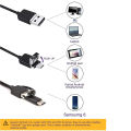 3in1 7mm Type C Waterproof Endoscope Camera Inspection 1m 2m USB Cable Endoscope Borescope Android Endoscope.