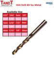 TANDT 1pcs HSS Drill Bit inch suta soot mm Available size ( 3/32" to 1/2" ). 