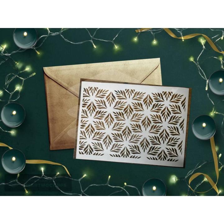 Painting Stencil Style Drawing Template for Wall & Fashion 10in by 8in.