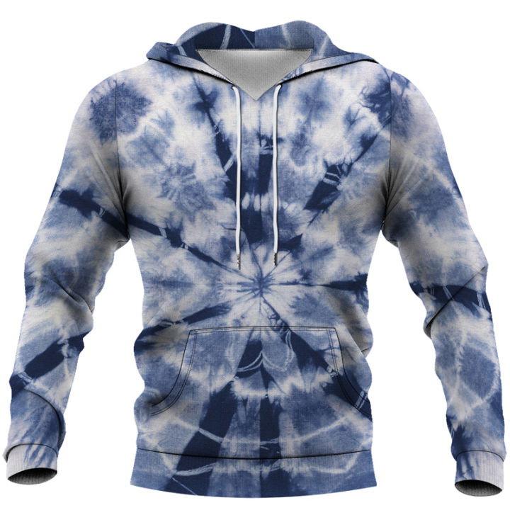 Tie Dye 3D Printed Hoodie Men Women Fashion Personality Spiral