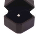 L Shape Party Nose Pin Fashionable 9 Stone Nose Pin 1pcs. 