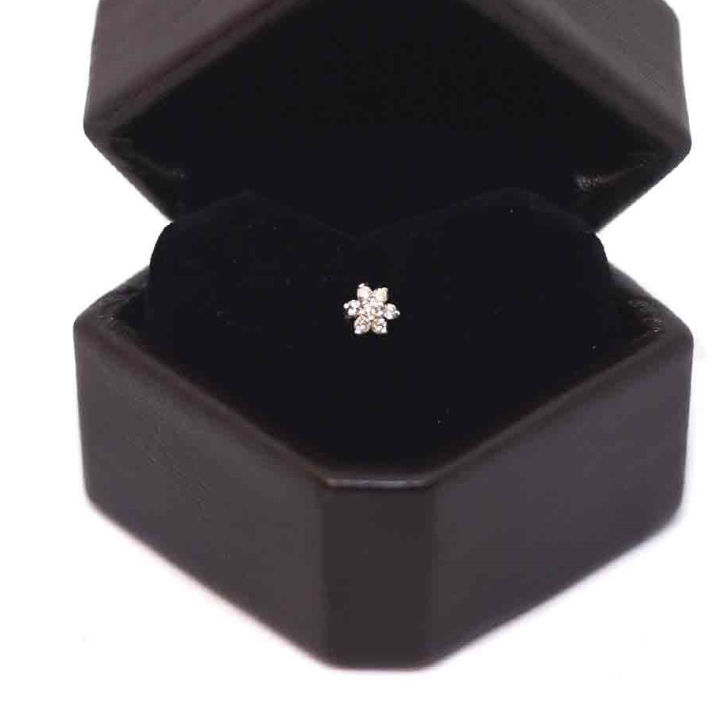 L%20Shape%20Party%20Nose%20Pin%20Fashionable%209%20Stone%20Nose%20Pin%201pcs%20-%20Image%203