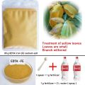 30g EDTA-Fe-13 Chelated Iron Fertilizer EDTA iron (iii) Sodium Salt Treating Yellow Leaves Withered Supplement Iron Nutrition.