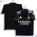 Real Madrid Thai Premium Football Jersey For Men - Half Sleeve Collar Polo Club T shirt - Real Madrid Jersey 2026. 