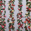 2.5M Artificial Peony Flowers Rattan String Decor for Wedding Home Hotel Garden Garden Roses Arch Door Decoration. 