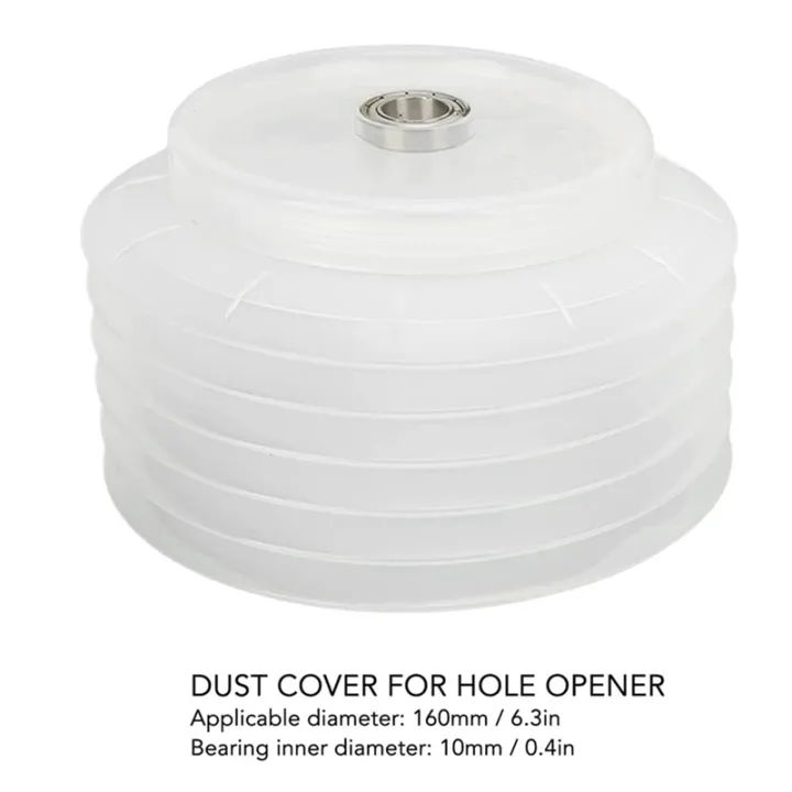 Drill%20Dust%20Cover%20Hole%20SawVacuum%20Cleaner%20Silicone%20Elastic%20Dustproof%20Clear%20Detachable%20Durable%20for%20Ceiling%20Cleaning%20Worker%20-%20Image%204