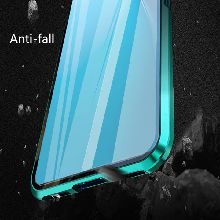 Biruiqu%20For%20VIVO%20V60%20Magnetic%20Absorption%20Case%20Metal%20Frame%20Shockproof%20Double%20Sided%20Tempered%20Glass%20Magnetic%20Case%20Cover%20-%20Image%206