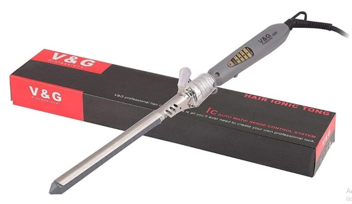 V&G Professional 228 Hair Curler Curling Wand with Anti-Scalding