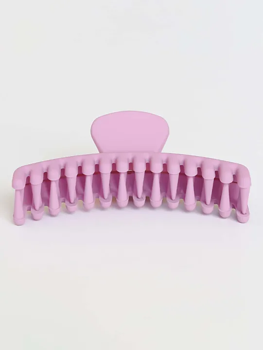 Large%20Hair%20Claw%20Clips%20For%20Women%20Simple%20Acrylic%20Headwear%20Korean%20Matte%20Color%20Crab%20Teeth%20Hairpin%20Plastic%20Hairgrips%20Accessories%20-%20Image%203