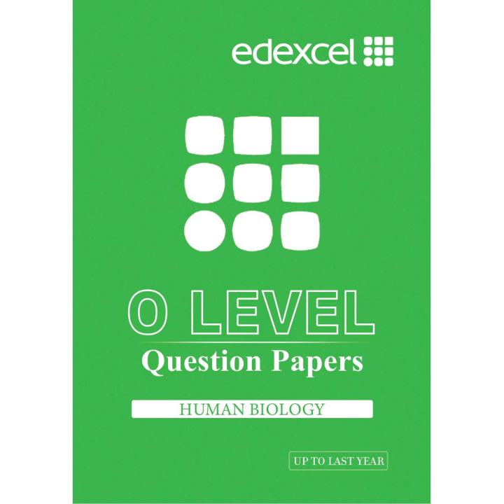 Edexcel International GCSE Human Biology Question Paper