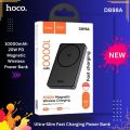 HOCO DB98A 10000mAh 20W PD Magnetic Wireless Power Bank Ultra Slim Fast Charging (15W Wireless + Type-C PD) by AST. 