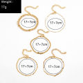 Alien 5Pcs Trendy Chain Bracelet Set For Women Angel Letter Gold Silver Color Link Chain Bangle Female Fashion Jewelry Gift.