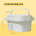 3 in 1 Artist Paint Brush Washer Cleaner,Paint Brush Washer Pot,Paint Brush Washer Basin,Portable Art Pen Wash Barrel Tub with Lid Palette,for Oil Acrylic Watercolor Painting (Multicolor).
