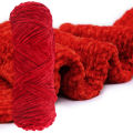 1Roll Chenille Velvet Yarn Baby Plush Yarns for Knitting Crochet Woven Sweater Cardigan 1 Ply Hand Knitted Thick Threads. 