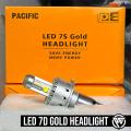 7S Gold (Pacific) H4 Socket Super Bright 50W Spotlight 8000LM Motorcycle Car Styling High Power White 6500K DC12V (1 Piece). 