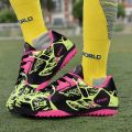 JIEMIAO Men's Superfly Futsal Soccer Shoes Kids Boys Girls Students Cleats Training Football Boots Antiskid Football Sneakers.