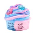 Norkee Cute Clock Block Cake Fluffy Slime Plasticine Mud Sludge Stress Relief Kids Toy. 