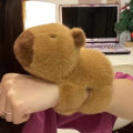 New Lovely Kawaii Capybara Animal Slap Snap Wrap Wristband Bracelet Capybara Plush Hand Ring Wristband KToys Birthday Present Cherry Super Store. 