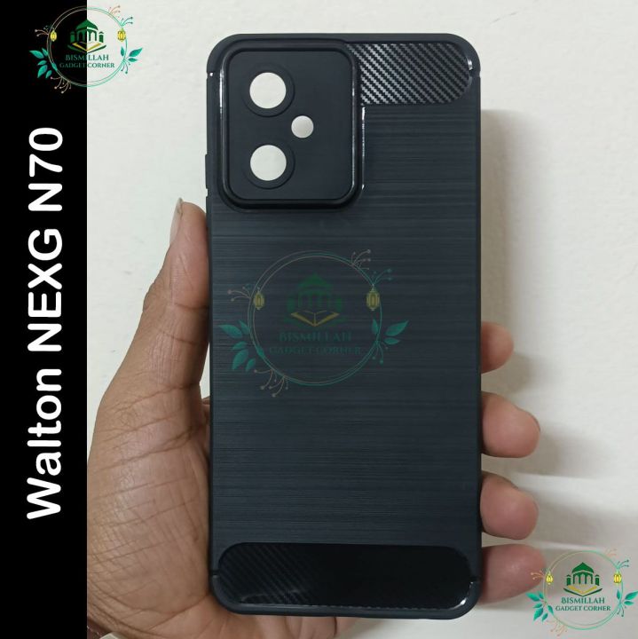 Carbon Phone case for Walton NEXG N70 / N70 / Walton NEXG N70 Carbon Mobile Back Case Soft Carbon Phone Cover