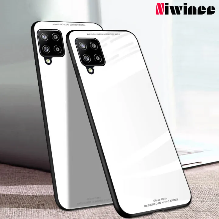 Samsung%20Galaxy%20A12%20-%20(100%25%20Premium%20Quality)%20DESIGNED%20IN%20HONG%20KONG%20Scratchproof%20Tempered%20Glass%20Case%20Back%20Cover%20Casing%20..%20-%20Image%203