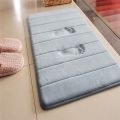 New Bath Mat Coral Velvet Floormat Resistant Memory Foam Toilet Floor Spa Non-Slip Rug Kitchen Entrance Door Mat Bathroom Mats. 