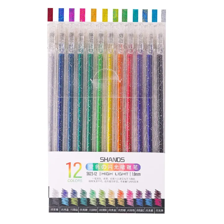 1%20Set%20Gel%20Pens%20for%20Adult%20Coloring%20Book%20Glitter%20Gel%20Pens%20for%20Kids%20Colored%20Gel%20Glitter%20Pen%20(18%20Colors)%20-%20Image%202