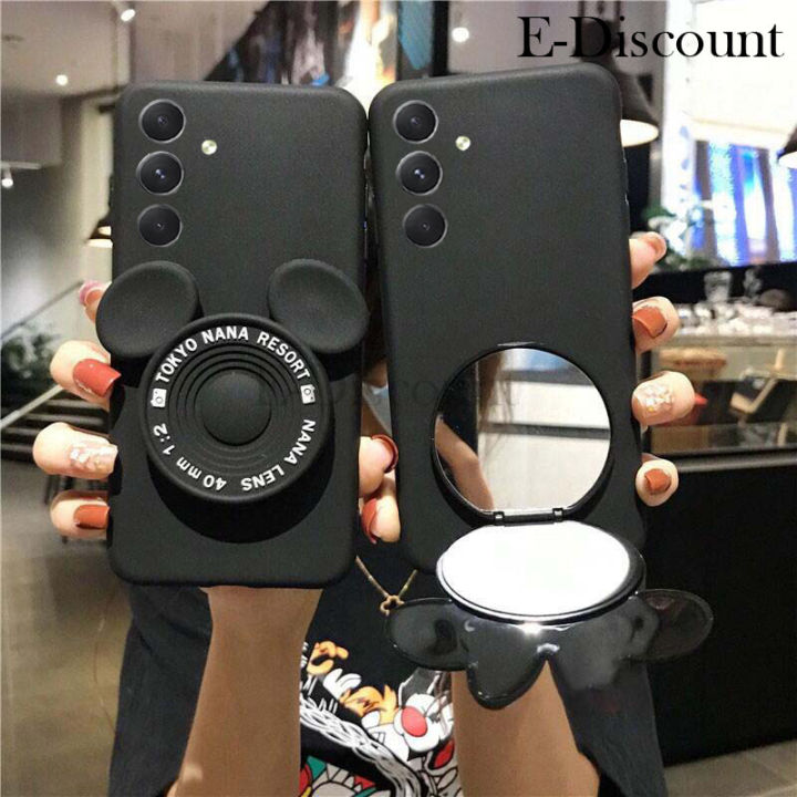 New%20Phone%20Case%20For%20Samsung%20Galaxy%20A15%20Cover%20Makeup%20Mirror%20Soft%20Cute%20Cartoon%20Camera%20Stand%20Bracket%20Soft%20Silicone%20for%20Samsung%20A15%20Case%20-%20Image%203