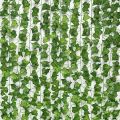 Artificial Hanging Leaf Vines Plant | 7 Feet Decorative Greenery for Indoor & Outdoor Use. 