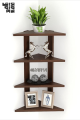 Wall Shelf Corner Shelf Height 30 Inch Length 20 Inch Depth 10 Inch Book Shelv Model WL424. 