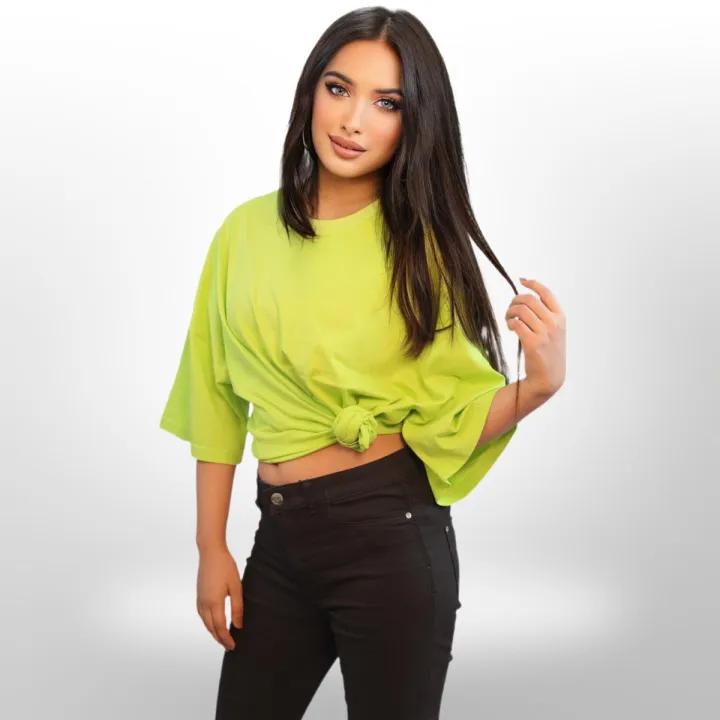 Drop Shoulder T-shirt For Women's