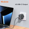 Mcdodo CH-4860 45W 3-Port Fast Charger EU Plug Three Output Ports 2 USB‑C and 1 USB‑A Port Wall Charger - Gearjet. 