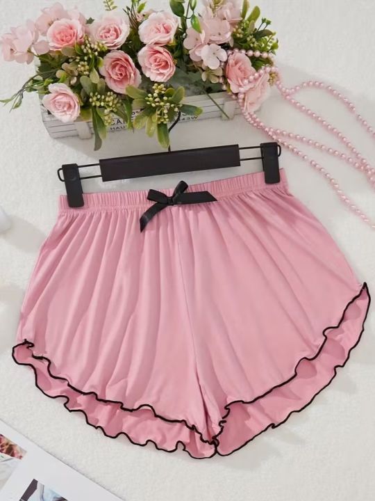 Women%20Smooth%20Silk%20Regular%20Fit%20Short%20Pants%20-%20Image%203