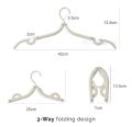 2pcs Folding Hangers Portable Outdoor Non-slip Hanger Portable Travel Cloth Hanger - Hanger. 