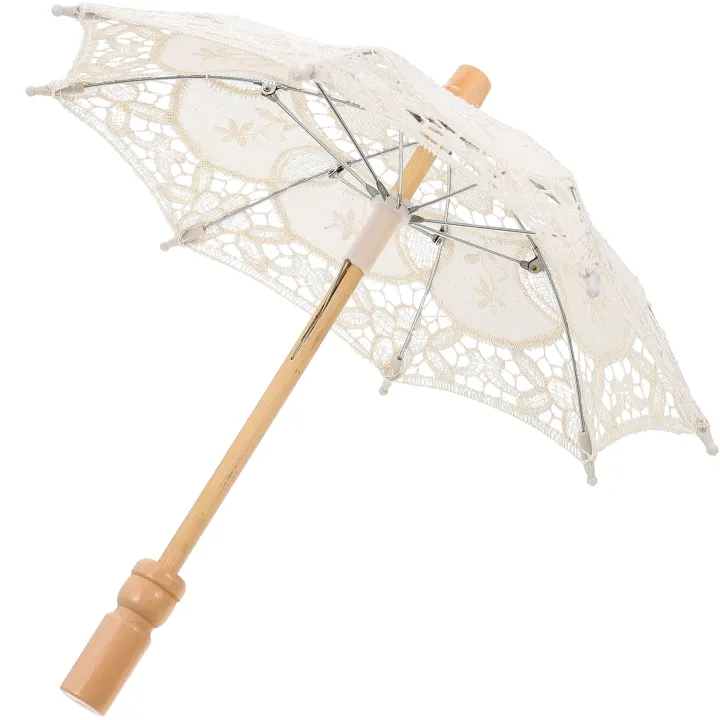 1pc%20Wedding%20Decorative%20Umbrella%20Bridal%20Lace%20Umbrella%20Bride%20Lace%20Parasol%20Cotton%20Cloth%20Embroidery%20Umbrella%20Ornament%2030x30x26cm%20-%20Image%204