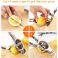 Stainless Steel Lemon Orange Lime Squeezer Juicer Hand Press Manual Lemon Squeezer.